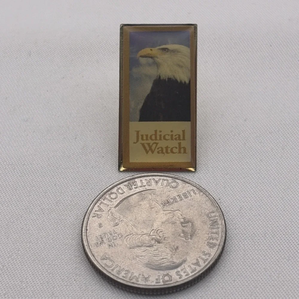 Judicial Watch Bald Eagle Bird Lapel Hat Pin